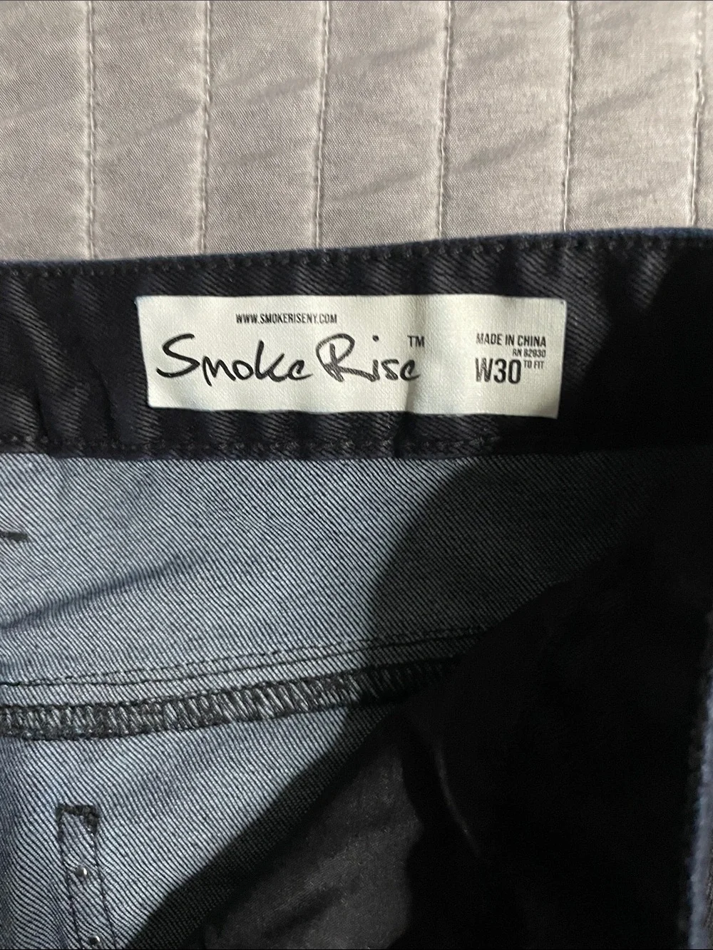 Men’s Smoke Rise Jeans with Subtle Graphic Detail